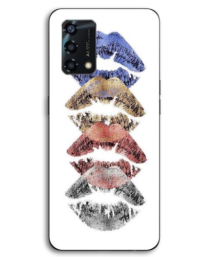 Coque Pour Oppo A95 Bouche lèvres colorés Maniacase