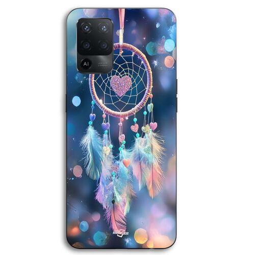 Coque Pour Oppo A94 Attrape rêve coloré rose et bleu Maniacase
