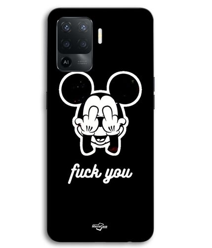 Coque Pour Oppo A94 Mickey FY noir et blanc Maniacase