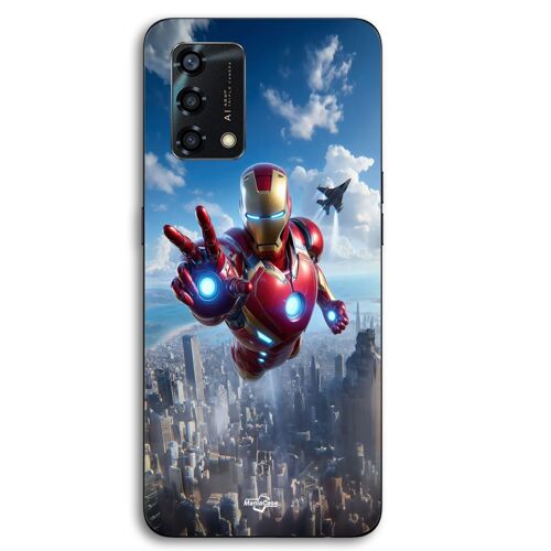 Coque Pour Oppo A95 Iron Man Attaque Maniacase