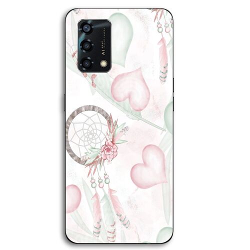 Coque Pour Oppo A95 texture coeur attrape rêve Maniacase