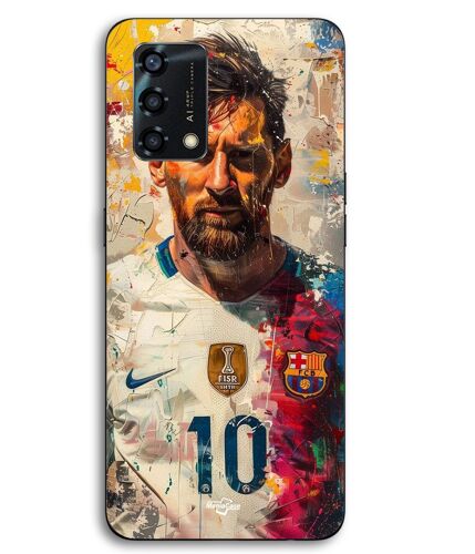 Coque Pour Oppo A95 Messi Barcelone Argentine champion prime n°10 Maniacase