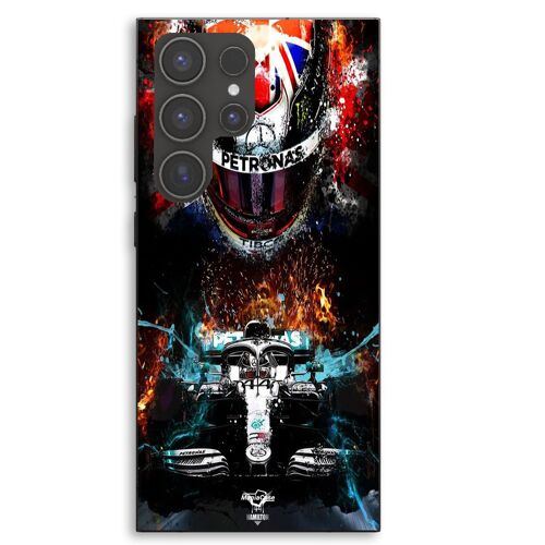 Coque Pour Samsung Galaxy S23 Ultra Lewis Hamilton Mercedes 44 Maniacase