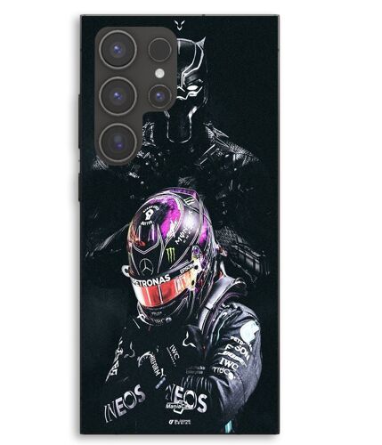 Coque Pour Samsung Galaxy S23 Ultra Lewis Hamilton Black Panther Maniacase