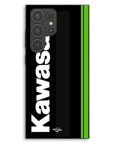 Coque Pour Samsung Galaxy S23 Ultra Kawasaki Floride Moto Marseille logo Maniacase
