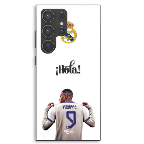 Coque Pour Samsung Galaxy S23 Ultra Kylian Mbappe Real Madrid 9 Hola Maniacase