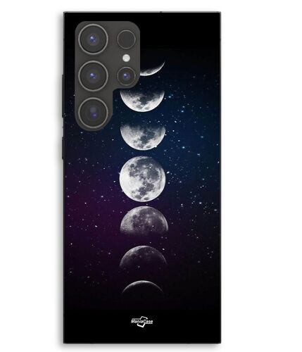 Coque Pour Samsung Galaxy S23 Ultra Lune Phase nuit etoile Maniacase