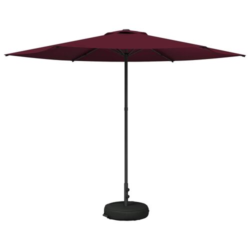 Vidaxl Parasol De Jardin 300 X 300 Cm Polyester Rectangulaire Bordeaux