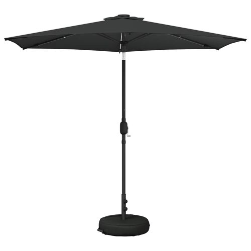Vidaxl Parasol De Jardin Avec Lampes Led 270 X 270 Cm Polyester