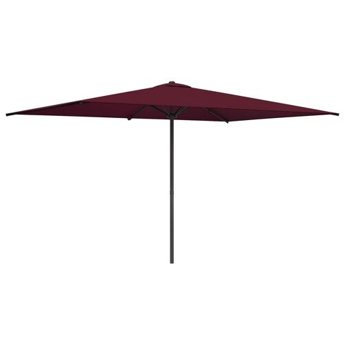 Vidaxl Parasol De Jardin 200 X 300 Cm Polyester Rectangulaire Bordeaux