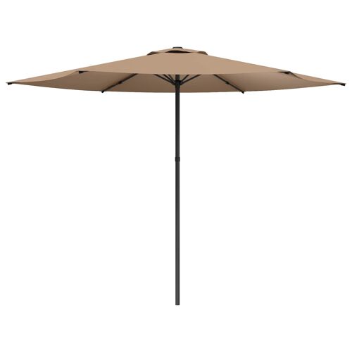 Vidaxl Parasol De Jardin 300 X 300 Cm Polyester Rectangulaire Taupe