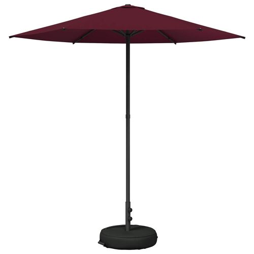 Vidaxl Parasol De Jardin 230 X 230 Cm Polyester Rectangulaire Bordeaux