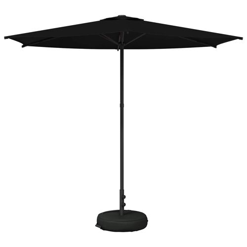 Vidaxl Parasol De Jardin 270 X 270 Cm Polyester Rectangulaire Noir