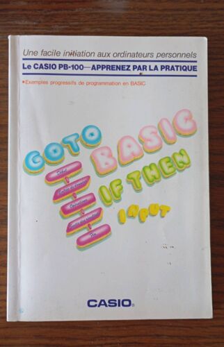 Casio Pb 100 Apprenez Par La Pratique Exemples De Programmation En Basic