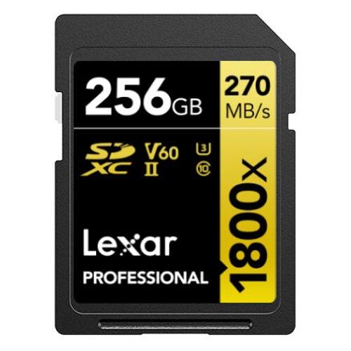 Lexar LSD1800256G-BNNNG mémoire flash 256 Go SDXC Classe 10