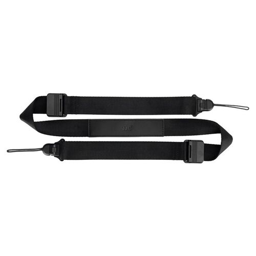 JJC QRS-D1 BLACK sangle Caméra Numérique Aluminium, Microfibre, Nylon Noir