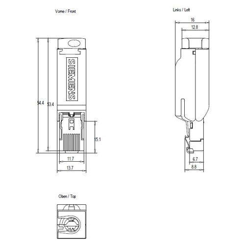 Siemens IE FC RJ45 Plug 180 2x2 (1 pièce)