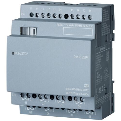 Siemens LOGO! DM16 230R mod. ext. 4UL, 8E/8S TOR