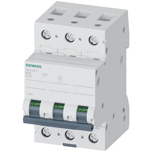 Siemens DISJ. MODULAIRE 10KA 3POLES C1,6