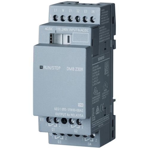 Siemens LOGO! DM8 230R mod. ext. 2UL, 4E/4S TOR