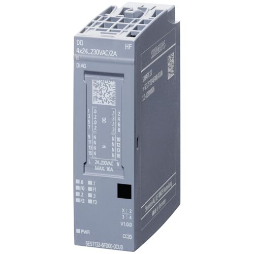 Siemens ET 200SP, DQ 4X24..230VAC/2A HF, col. 1