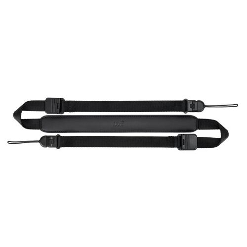 JJC QRS-M1 BLACK sangle Caméra Numérique Aluminium, Microfibre, Nylon Noir