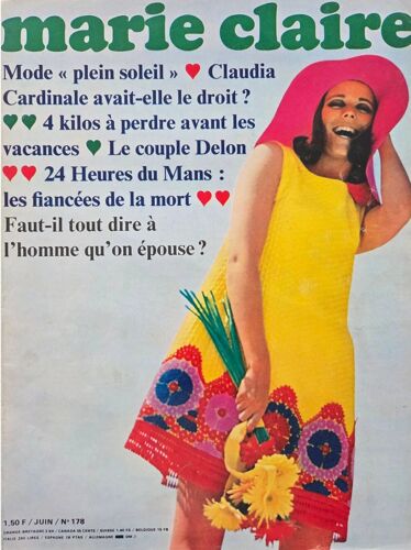 Marie Clairen° 178 1967 Alain Delon Anthony Nathalie/Morgan/Claudia Cardinale