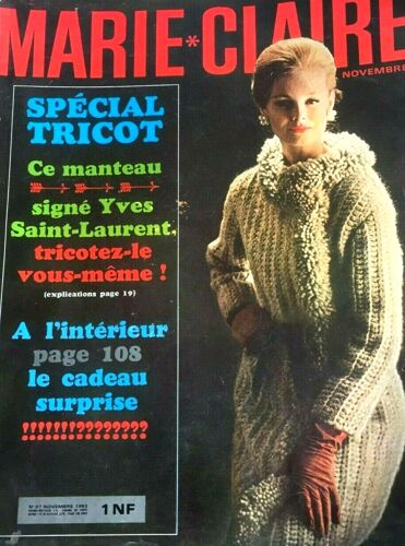 Marie Claire N° 97 1962 Marilyn Monroe/Anna Karina/Greco/Belmondo