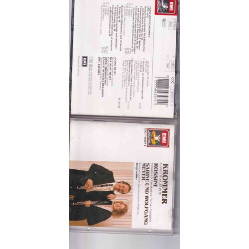 Sabine & Wolfgang Meyer (1988) Krommer F. V. / Rossini G. Concerti Op.35 & 91 / Variazioni & Introduzione, Tema E Variazioni