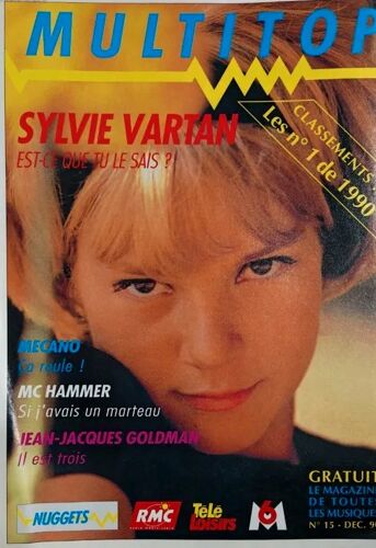 Multitop N° 15 1990 Sylvie Vartan/Chico Et Roberta
