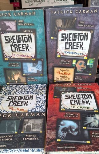 Collection Complète De Skeleton Creek 4 Tomes
