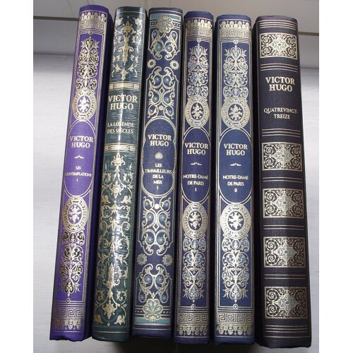 Collection Hetzel  Victor Hugo: Notre Dame De Paris Tome1/2. Quatrevingt- Treize  Les Travailleurs De La Mer Tome 1  La Légende Des Siècles Tome 1   Les Contemplations Tome 1