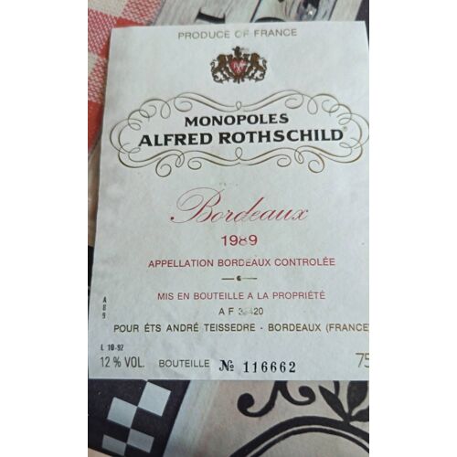 Étiquette De Vin
