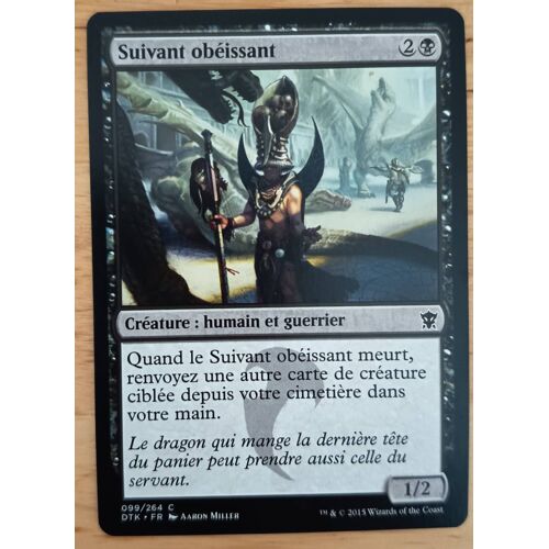 Dutiful Attendant // Suivant Obéissant (Les Dragons De Tarkir)