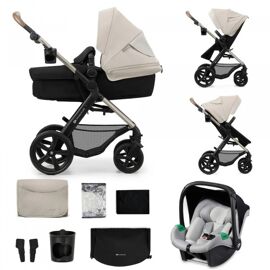 Pack Poussette Moov 2 3 En 1 Grey Eva Wheels