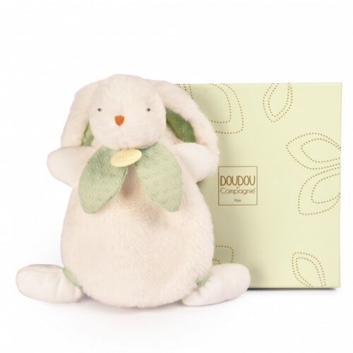 Doudou lapin bonbon 25 cm sauge