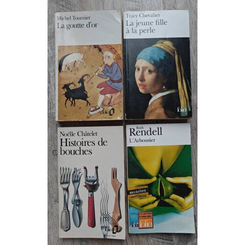 Lot De 4 Livres De Poche Collection Folio Texte Intégral