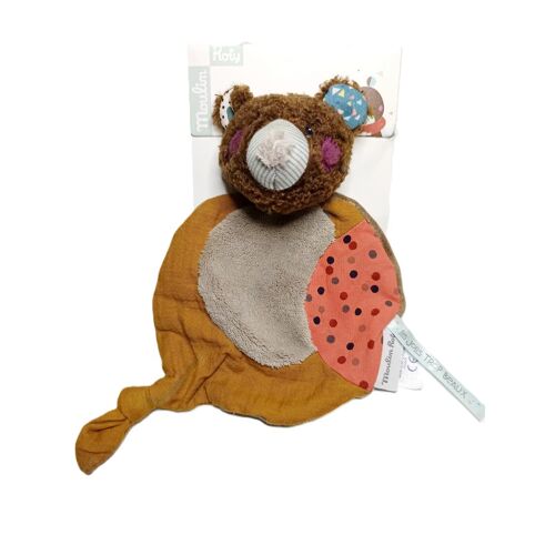 Peluche doudou ours marron moulin roty collection les jolis trop beaux