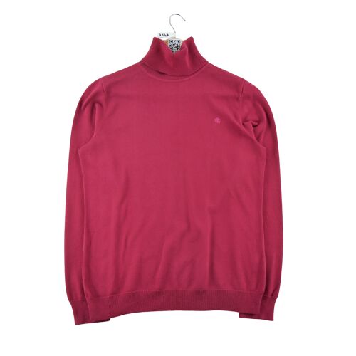 Reconditionné - Pull Femme Col Roulé Rouge - Taille L - Femme - Rouge