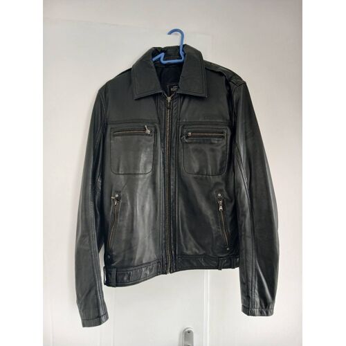 Blouson En Cuir Véritable Redskins - Modèle New Christiano - Taille L