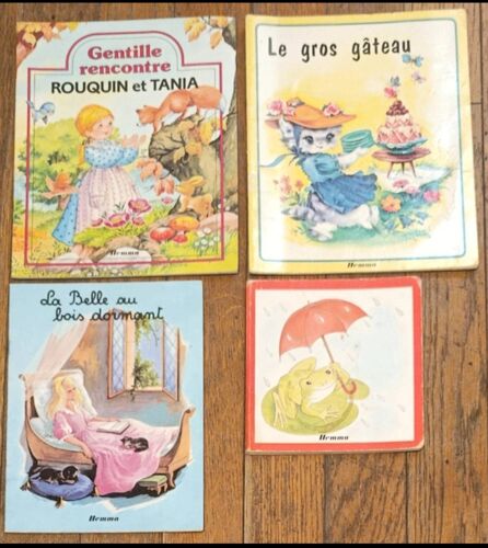 Lot De 4 Anciens Livres Jeunesse - Hema - Vintage