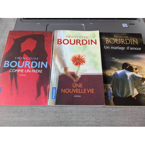 Lot De 3 Livres De Françoise Bourdin - Comme Un Frère, Une Nouvelle Vie, Un Mariage D'Amour