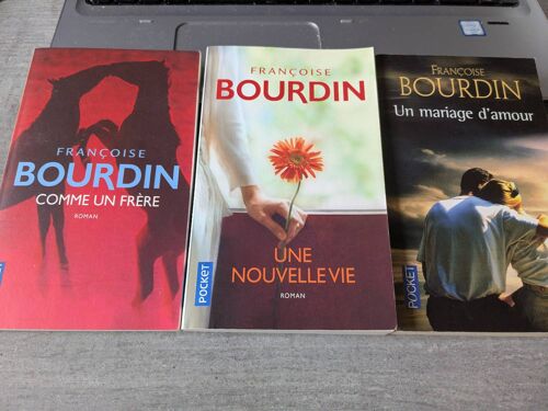 Lot De 3 Livres De Françoise Bourdin - Comme Un Frère, Une Nouvelle Vie, Un Mariage D'Amour