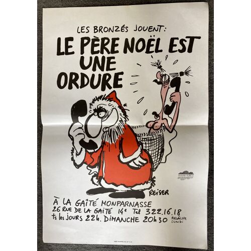 Pere Noël Est Une Ordure Le 40x60