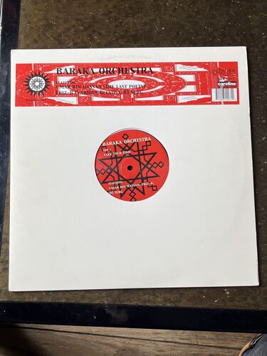 Baraka Orchestra 12inch Feat. Umar Bin Hassan , Friz-B, Dj Serg , « Take Your Time »