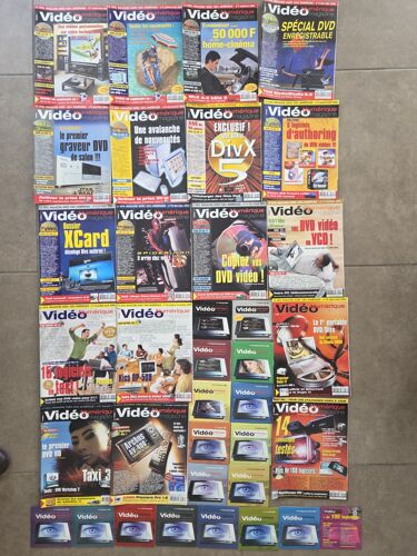 Lot De 18 Vidéo Numérique Magazine