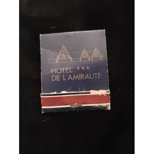 Boîte À Allumettes Marine/Doré Vintage.