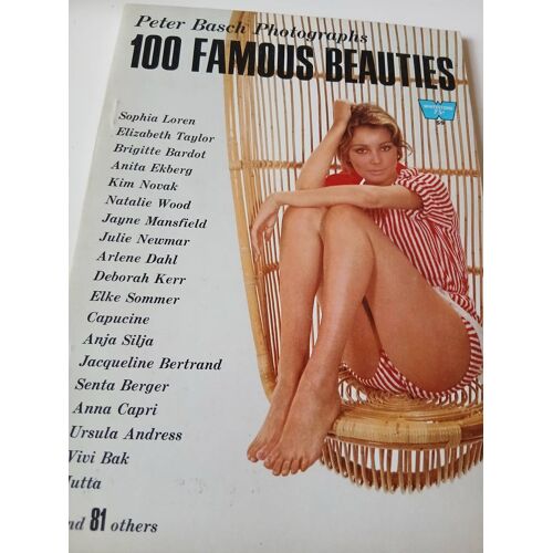 100 Famous Beauties: Sophia Loren, Brigitte Bardot, Ursula Andress... Whitestone Ed 1965