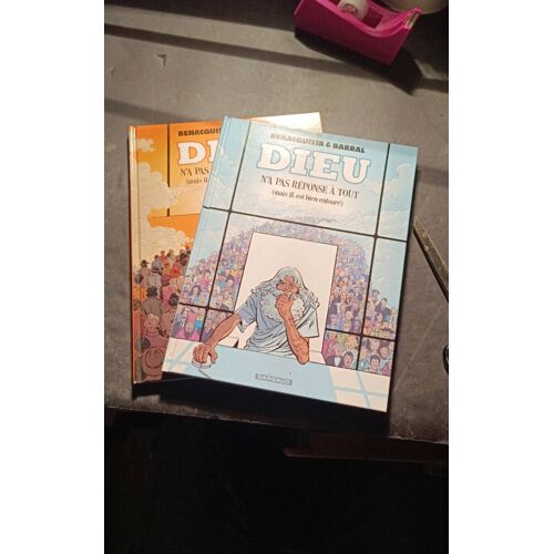 Lot De 2 Bandes Dessinées - Dieu N A Pas Reponse À Tout - De Benacquista Et Barral - Dargaud .