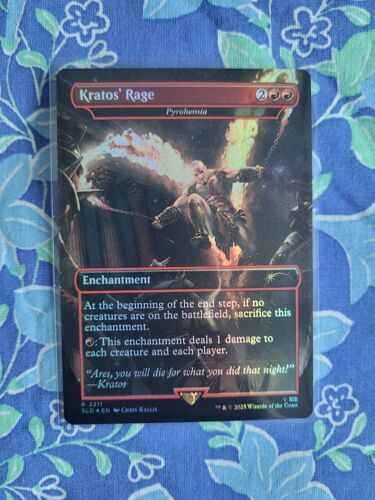 Pyrohemia As "Kratos' Rage" 2211 God Of War Greek Foil Nm